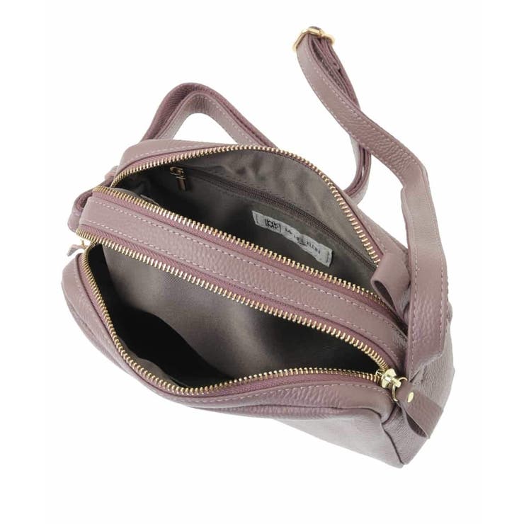 ダブルファスナーカウレザーショルダーバッグ | MK MICHEL KLEIN BAG | 詳細画像10 
