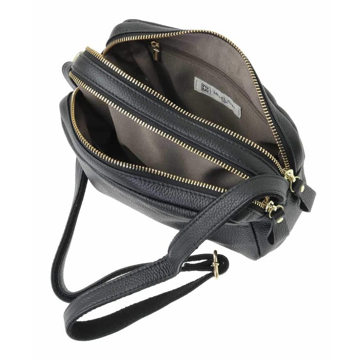 ダブルファスナーカウレザーショルダーバッグ | MK MICHEL KLEIN BAG | 詳細画像12 