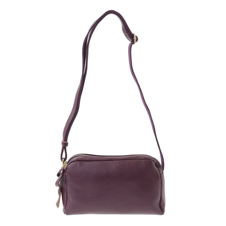 ダブルファスナーカウレザーショルダーバッグ | MK MICHEL KLEIN BAG | 詳細画像13 