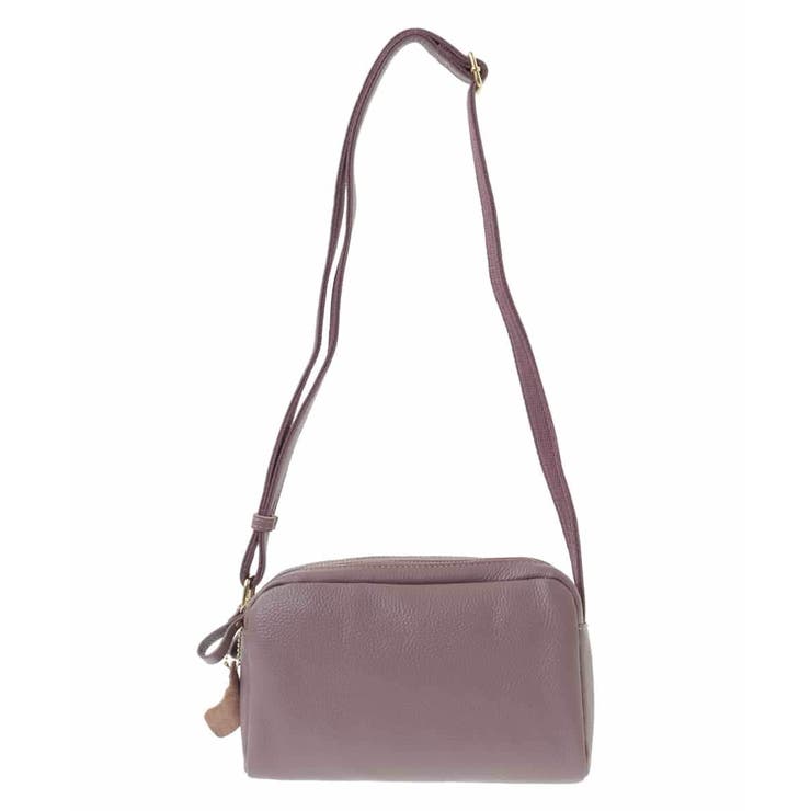 ダブルファスナーカウレザーショルダーバッグ | MK MICHEL KLEIN BAG | 詳細画像3 