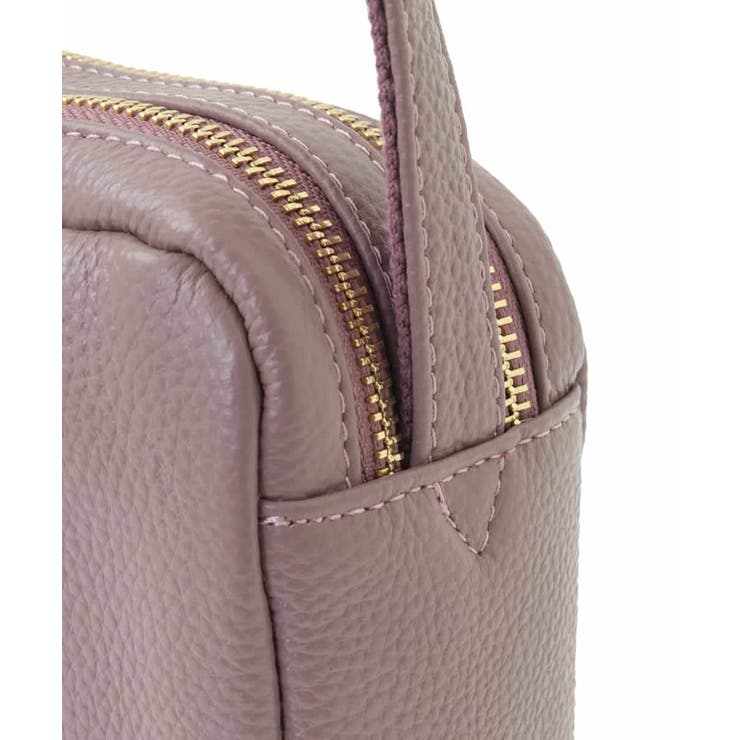 ダブルファスナーカウレザーショルダーバッグ | MK MICHEL KLEIN BAG | 詳細画像7 