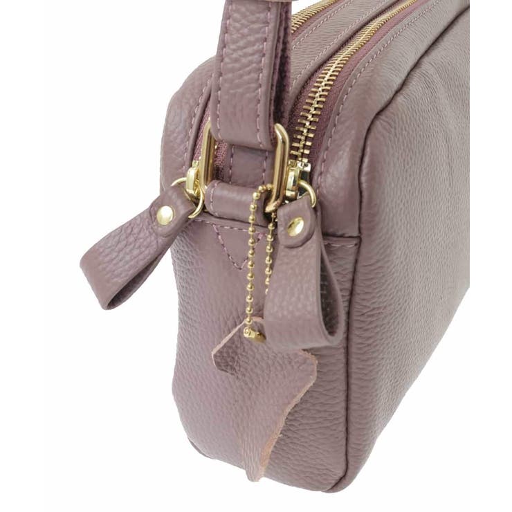 ダブルファスナーカウレザーショルダーバッグ | MK MICHEL KLEIN BAG | 詳細画像8 