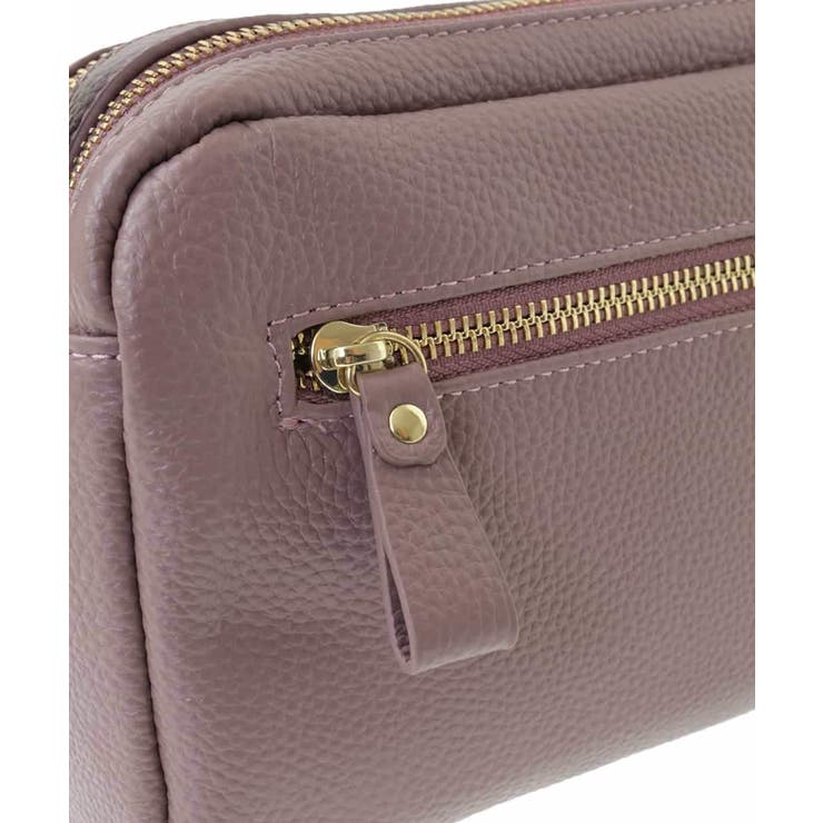 ダブルファスナーカウレザーショルダーバッグ | MK MICHEL KLEIN BAG | 詳細画像9 