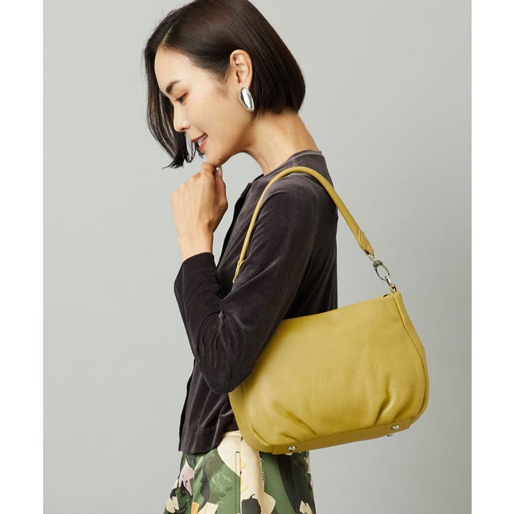 [2WAY]ギャザーポイントワンハンドルバッグ | MK MICHEL KLEIN BAG | 詳細画像1 