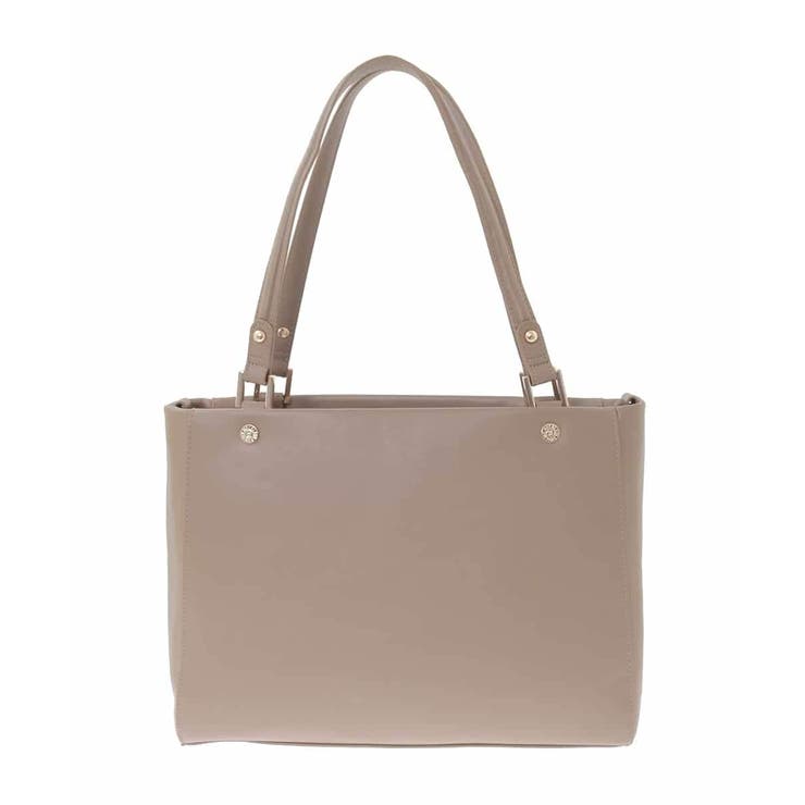 [2WAY/A4収納可]メタルポイント牛革トートバッグ | MK MICHEL KLEIN BAG | 詳細画像3 
