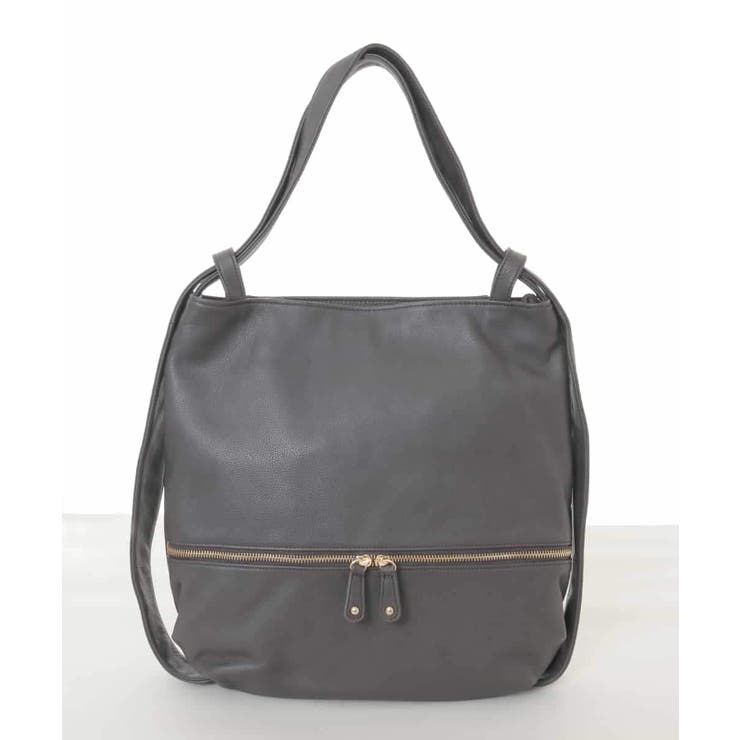 [2WAY/A4収納可]カウレザー変形トートバッグ | MK MICHEL KLEIN BAG | 詳細画像2 