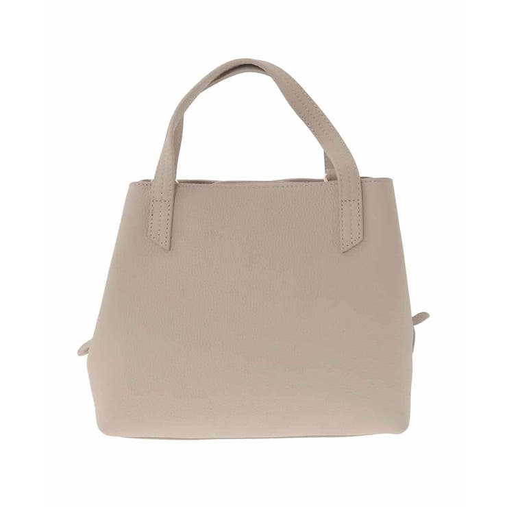 ベージュ | [2WAY]牛革コンパクトトートバッグ | MK MICHEL KLEIN BAG