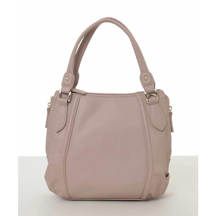 [2WAY]サイドジップコンパクトトートバッグ | MK MICHEL KLEIN BAG | 詳細画像1 
