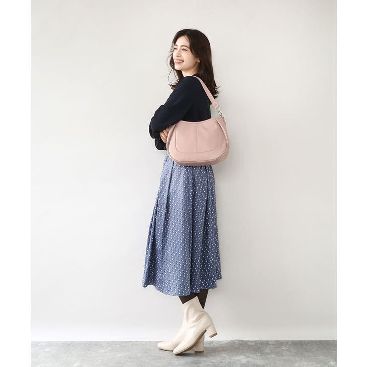 [2WAY]ワンハンドルラウンドレザーバッグ | MK MICHEL KLEIN BAG | 詳細画像16 