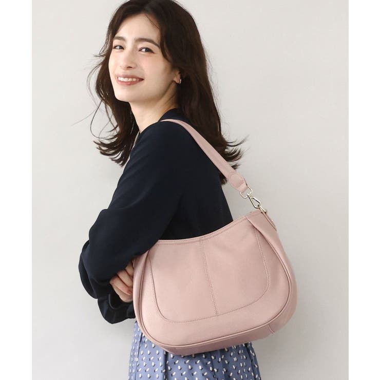 ピンク | [2WAY]ワンハンドルラウンドバッグ | MK MICHEL KLEIN BAG