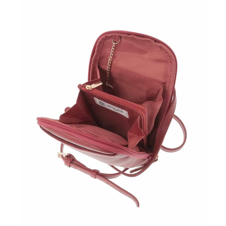 [軽量]牛革ショルダーウォレットバッグ | MK MICHEL KLEIN BAG | 詳細画像12 