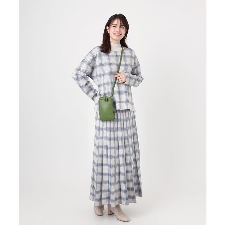 [軽量]牛革ショルダーウォレットバッグ | MK MICHEL KLEIN BAG | 詳細画像17 