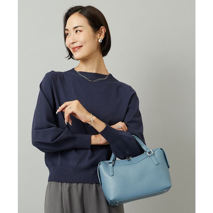 [2WAY]カウレザーコンパクトトートバッグ | MK MICHEL KLEIN BAG | 詳細画像1 