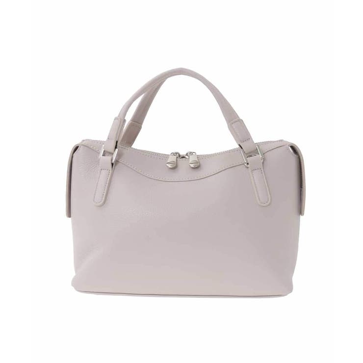 ライトグレー | [2WAY]カウレザーコンパクトトートバッグ | MK MICHEL KLEIN BAG