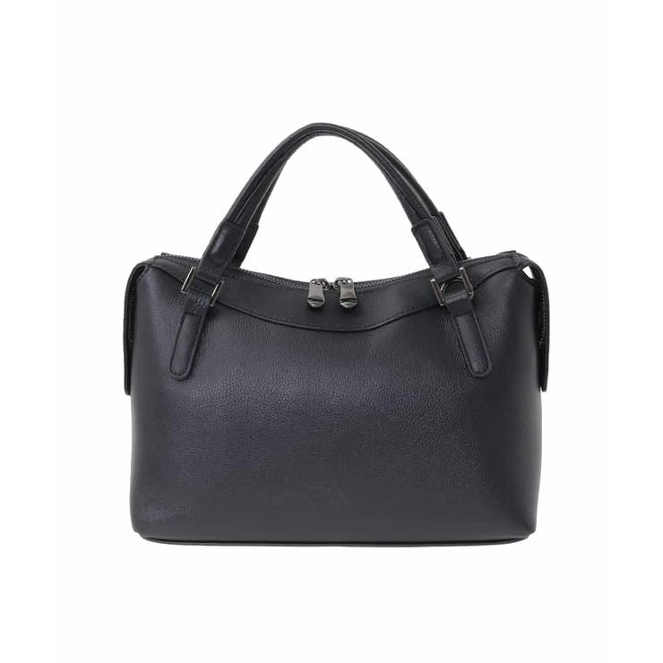 ブラック | [2WAY]カウレザーコンパクトトートバッグ | MK MICHEL KLEIN BAG