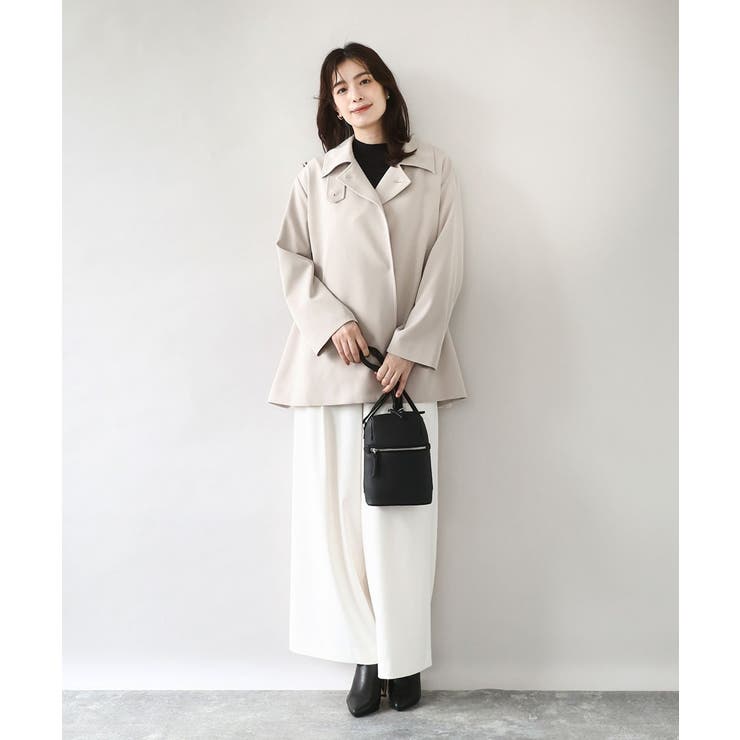牛革ラウンドジップショルダーバッグ | MK MICHEL KLEIN BAG | 詳細画像18 