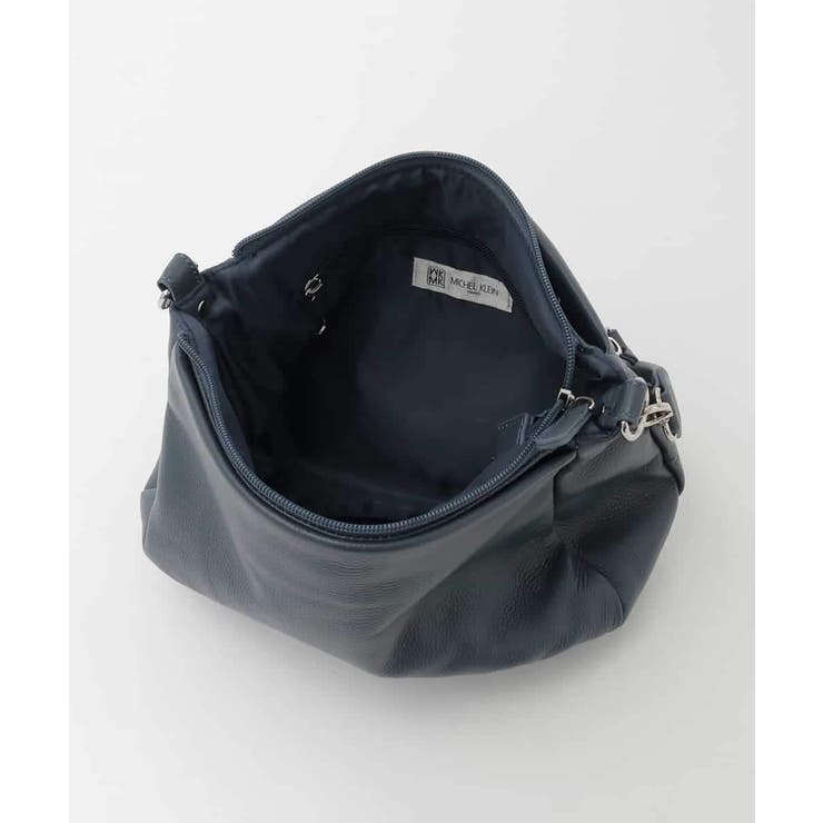 [2WAY]ラウンドタック牛革ワンハンドルバッグ | MK MICHEL KLEIN BAG | 詳細画像11 