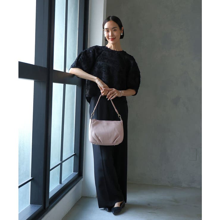 [2WAY]ラウンドタック牛革ワンハンドルバッグ | MK MICHEL KLEIN BAG | 詳細画像16 