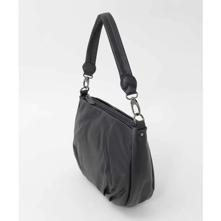 [2WAY]ラウンドタック牛革ワンハンドルバッグ | MK MICHEL KLEIN BAG | 詳細画像2 
