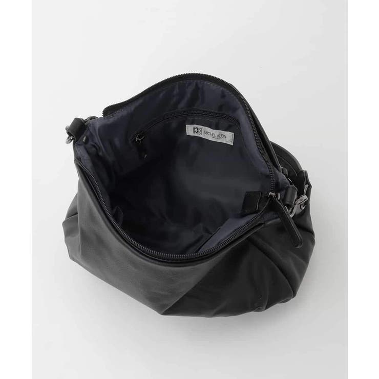 [2WAY]ラウンドタック牛革ワンハンドルバッグ | MK MICHEL KLEIN BAG | 詳細画像9 