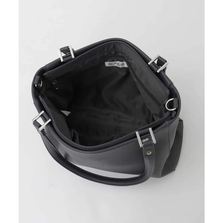 [2WAY/A4収納可]メタルポイント牛革トートバッグ | MK MICHEL KLEIN BAG | 詳細画像10 