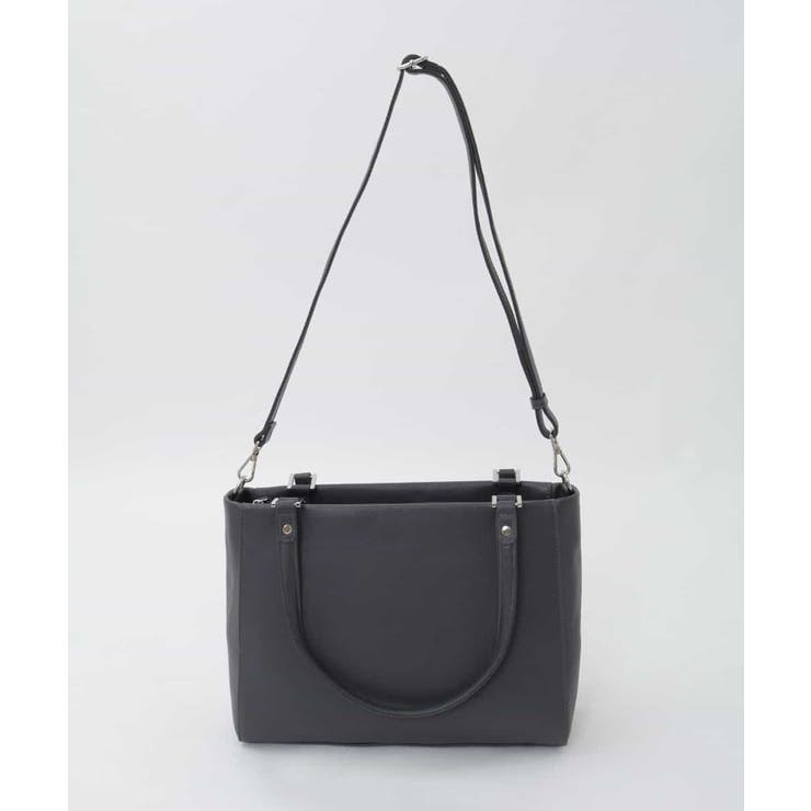 [2WAY/A4収納可]メタルポイント牛革トートバッグ | MK MICHEL KLEIN BAG | 詳細画像5 