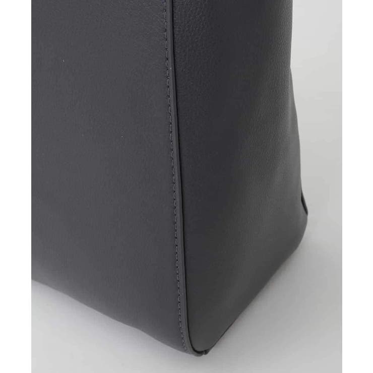 [2WAY/A4収納可]メタルポイント牛革トートバッグ | MK MICHEL KLEIN BAG | 詳細画像8 