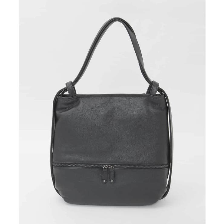 ブラック | [2WAY]カウレザー変形デザインリュック | MK MICHEL KLEIN BAG