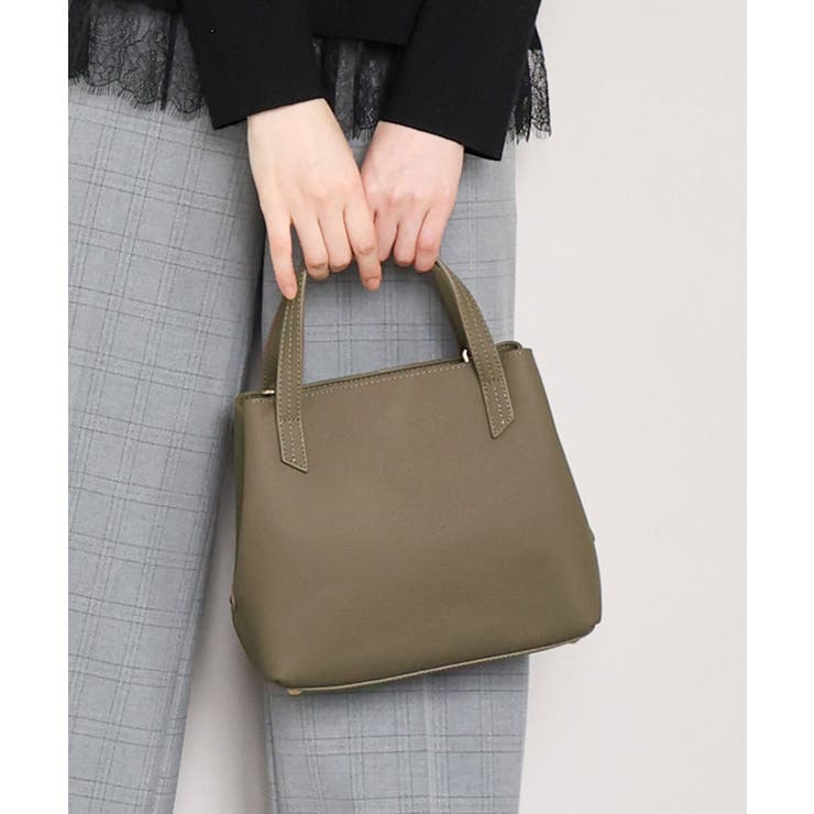 [2WAY]牛革コンパクトスクエアバッグ | MK MICHEL KLEIN BAG | 詳細画像1 