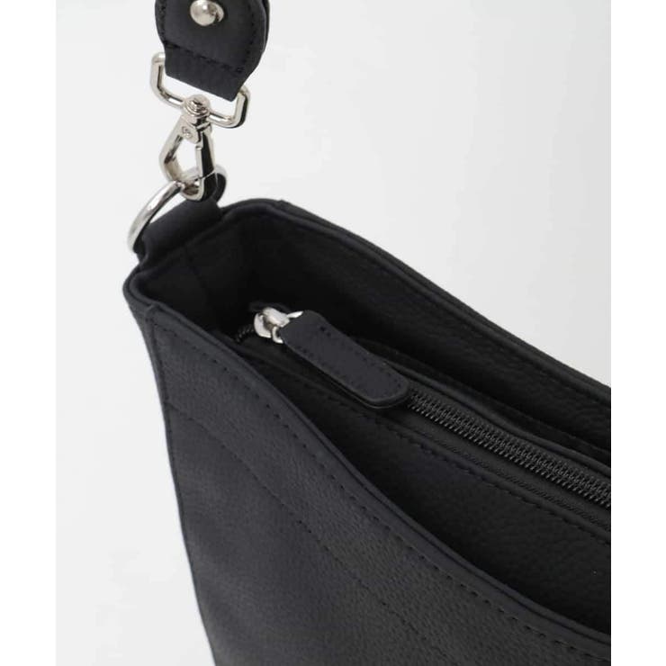 [2WAY]切り替えデザイン牛革ショルダーバッグ | MK MICHEL KLEIN BAG | 詳細画像5 