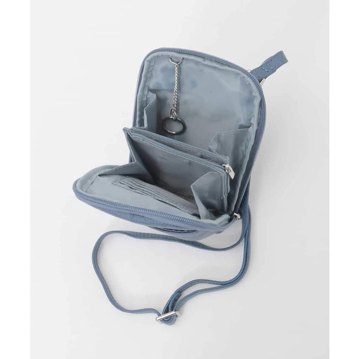 [軽量]ラウンドジップコンパクトショルダーバッグ | MK MICHEL KLEIN BAG | 詳細画像10 