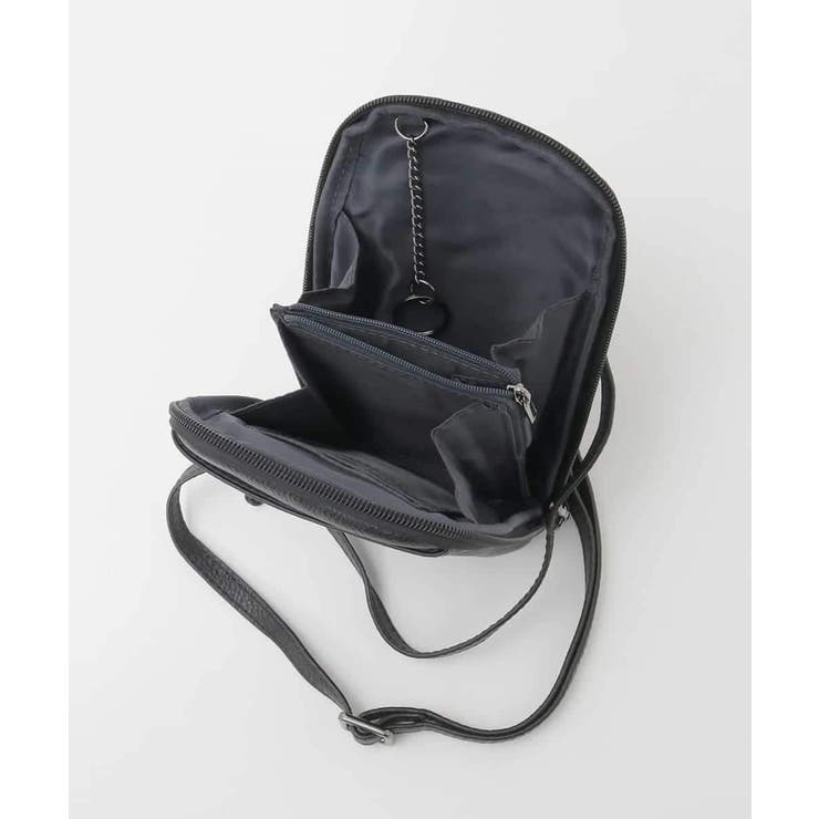 [軽量]ラウンドジップコンパクトショルダーバッグ | MK MICHEL KLEIN BAG | 詳細画像12 