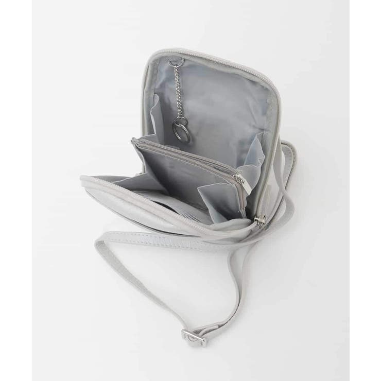 [軽量]ラウンドジップコンパクトショルダーバッグ | MK MICHEL KLEIN BAG | 詳細画像7 