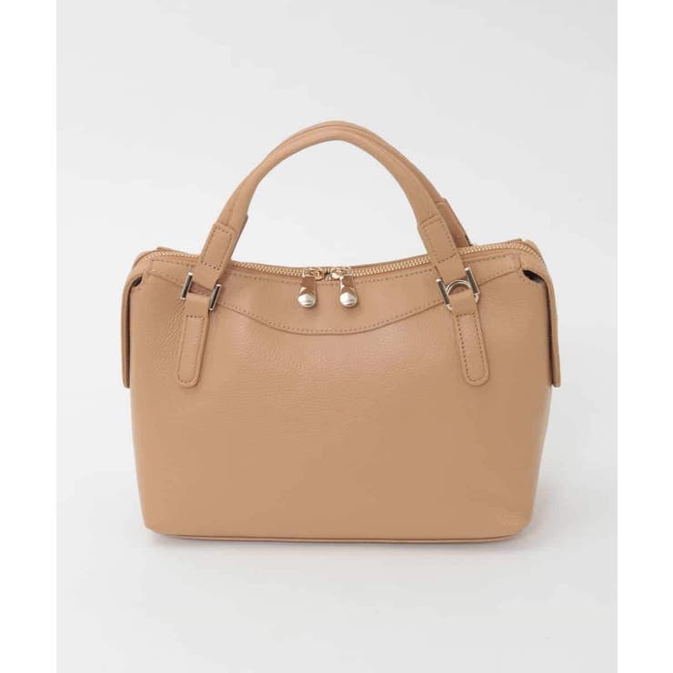 [2WAY/軽量]ダブルジップレザーコンパクトバッグ | MK MICHEL KLEIN BAG | 詳細画像1 