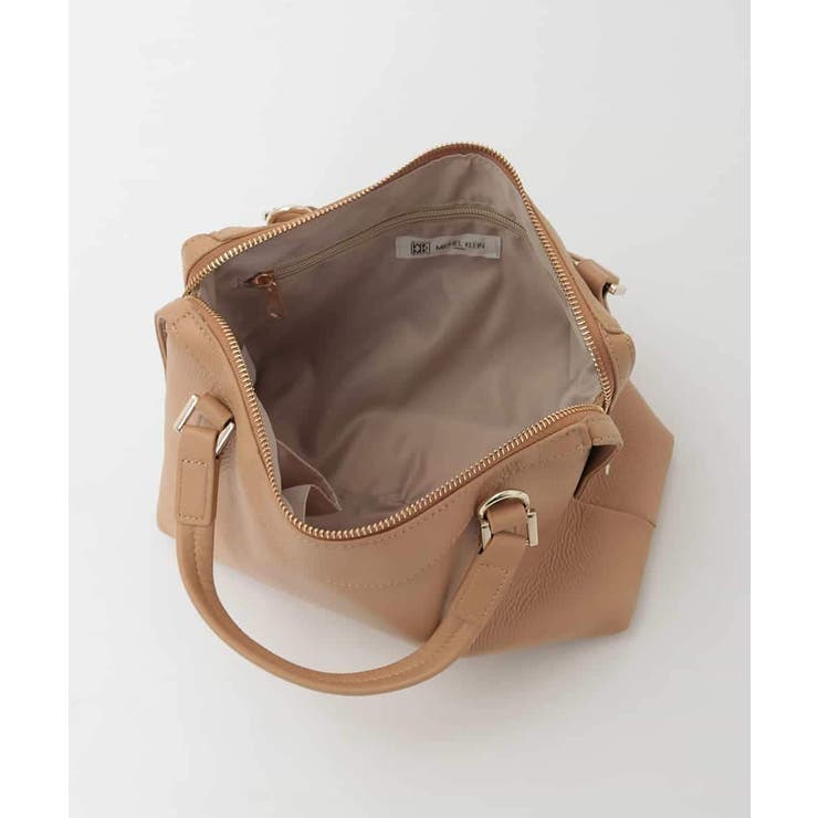 [2WAY/軽量]ダブルジップレザーコンパクトバッグ | MK MICHEL KLEIN BAG | 詳細画像10 