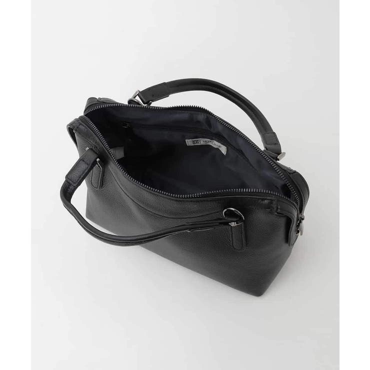 [2WAY/軽量]ダブルジップレザーコンパクトバッグ | MK MICHEL KLEIN BAG | 詳細画像12 