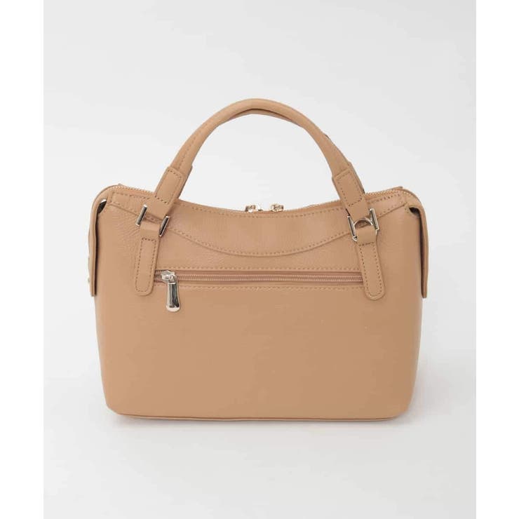 [2WAY/軽量]ダブルジップレザーコンパクトバッグ | MK MICHEL KLEIN BAG | 詳細画像3 