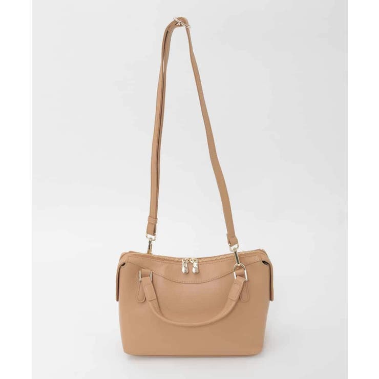 [2WAY/軽量]ダブルジップレザーコンパクトバッグ | MK MICHEL KLEIN BAG | 詳細画像4 