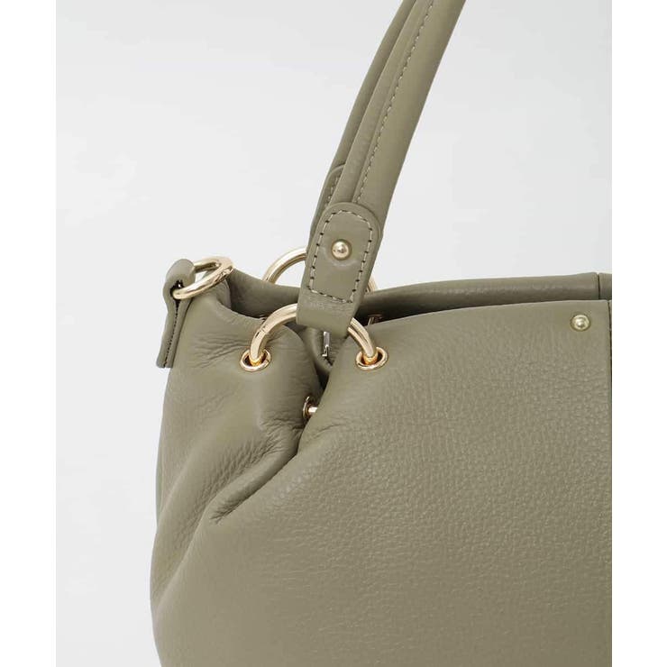 [2WAY]リングデザイン牛革コンパクトトート | MK MICHEL KLEIN BAG | 詳細画像11 