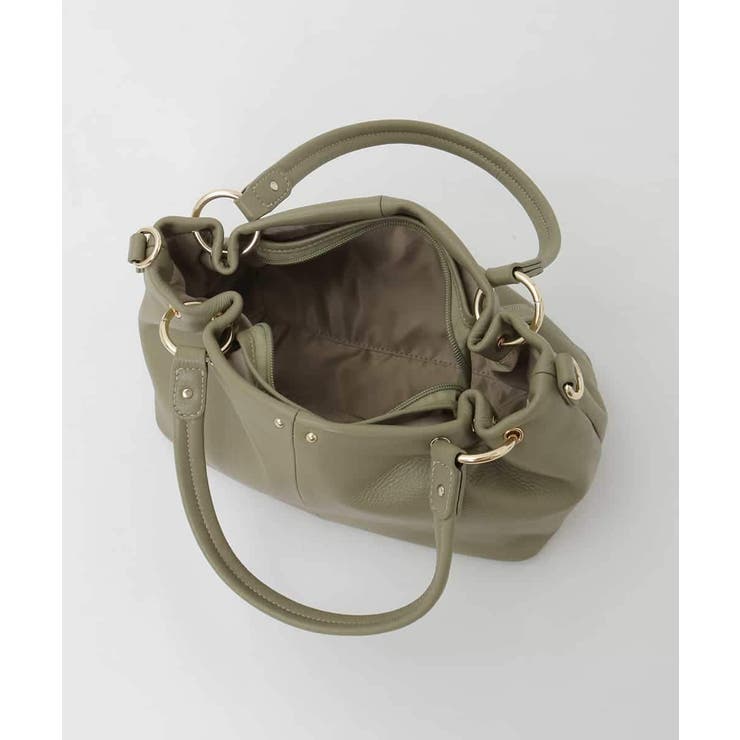 [2WAY]リングデザイン牛革コンパクトトート | MK MICHEL KLEIN BAG | 詳細画像12 