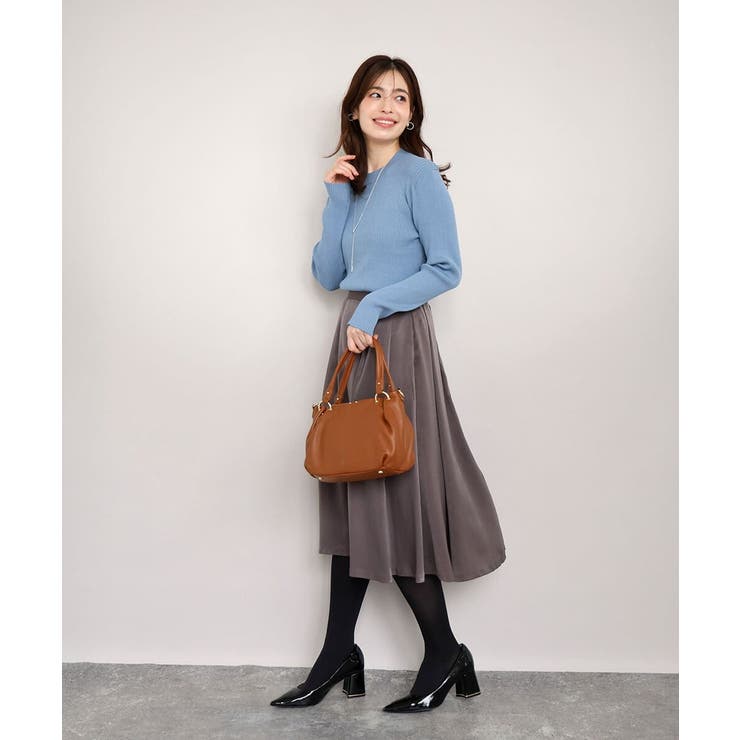 [2WAY]リングデザイン牛革コンパクトトート | MK MICHEL KLEIN BAG | 詳細画像15 