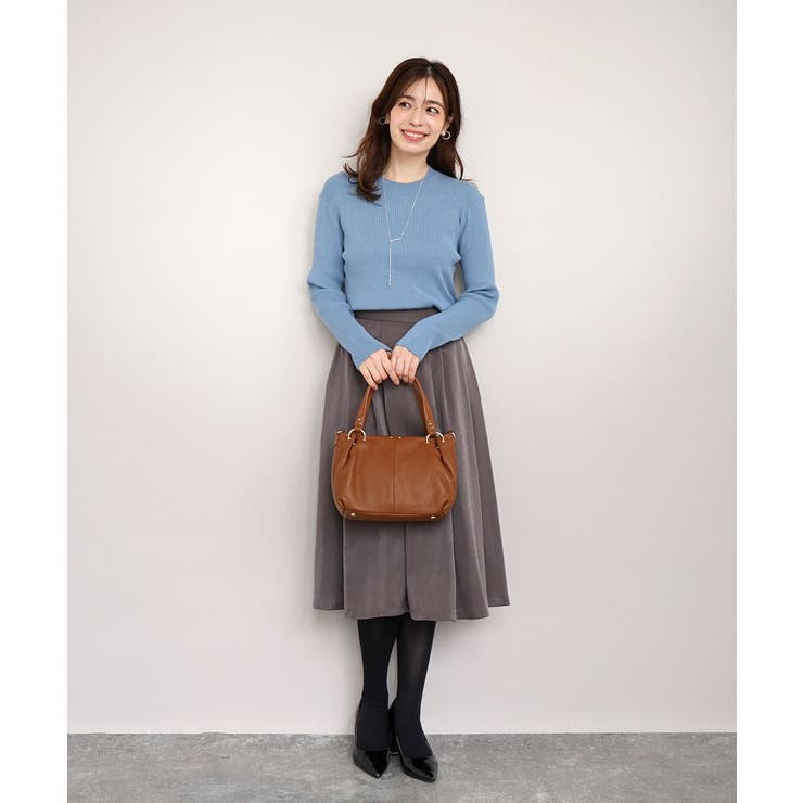 [2WAY]リングデザイン牛革コンパクトトート | MK MICHEL KLEIN BAG | 詳細画像16 