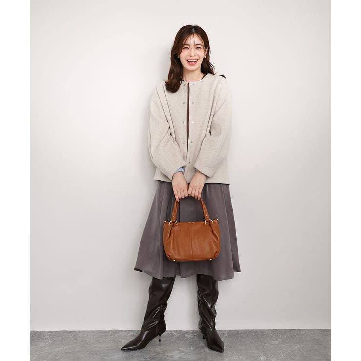 [2WAY]リングデザイン牛革コンパクトトート | MK MICHEL KLEIN BAG | 詳細画像19 