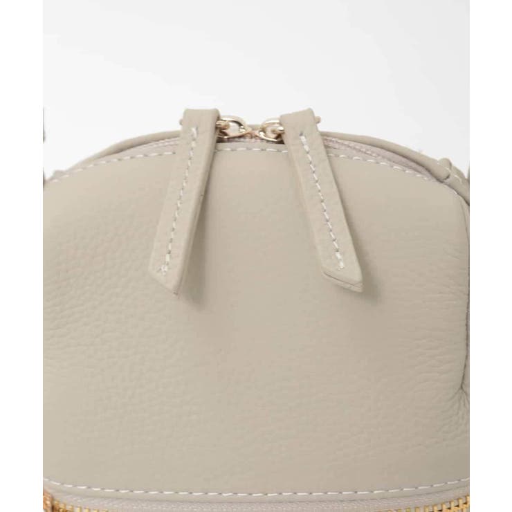 [300g以下の軽量]牛革ラウンドジップショルダーバッグ | MK MICHEL KLEIN BAG | 詳細画像10 