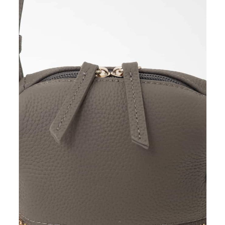 [300g以下の軽量]牛革ラウンドジップショルダーバッグ | MK MICHEL KLEIN BAG | 詳細画像12 