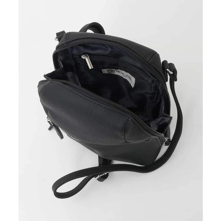 [300g以下の軽量]牛革ラウンドジップショルダーバッグ | MK MICHEL KLEIN BAG | 詳細画像15 