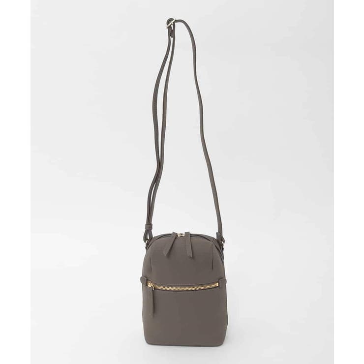 ベージュ | [300g以下の軽量]牛革ラウンドジップショルダーバッグ | MK MICHEL KLEIN BAG