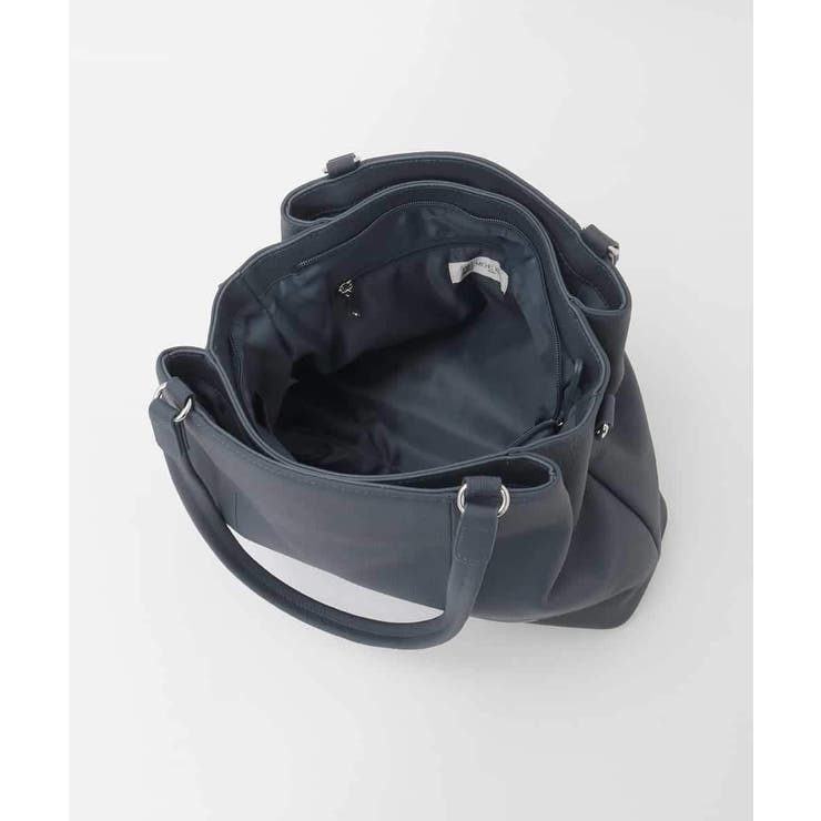 [2WAY/A4収納可]サークルメタルデザイン牛革トートバッグ | MK MICHEL KLEIN BAG | 詳細画像11 