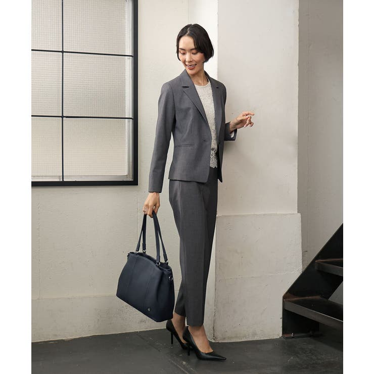 [2WAY/A4収納可]サークルメタルデザイン牛革トートバッグ | MK MICHEL KLEIN BAG | 詳細画像15 