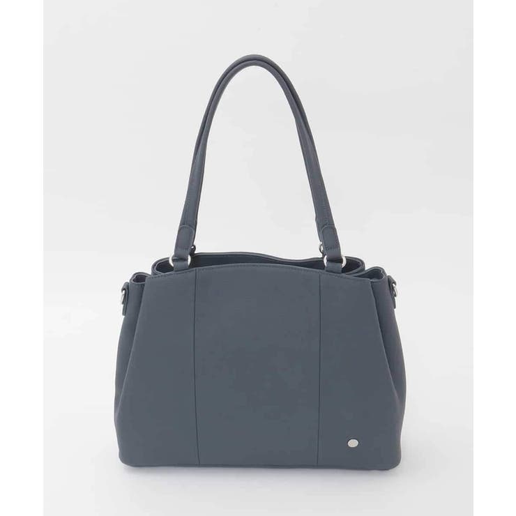 [2WAY/A4収納可]サークルメタルデザイン牛革トートバッグ | MK MICHEL KLEIN BAG | 詳細画像2 